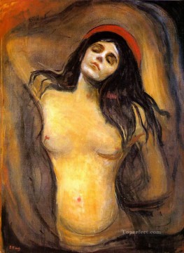 Madonna 1894 Edvard Munch Pinturas al óleo
